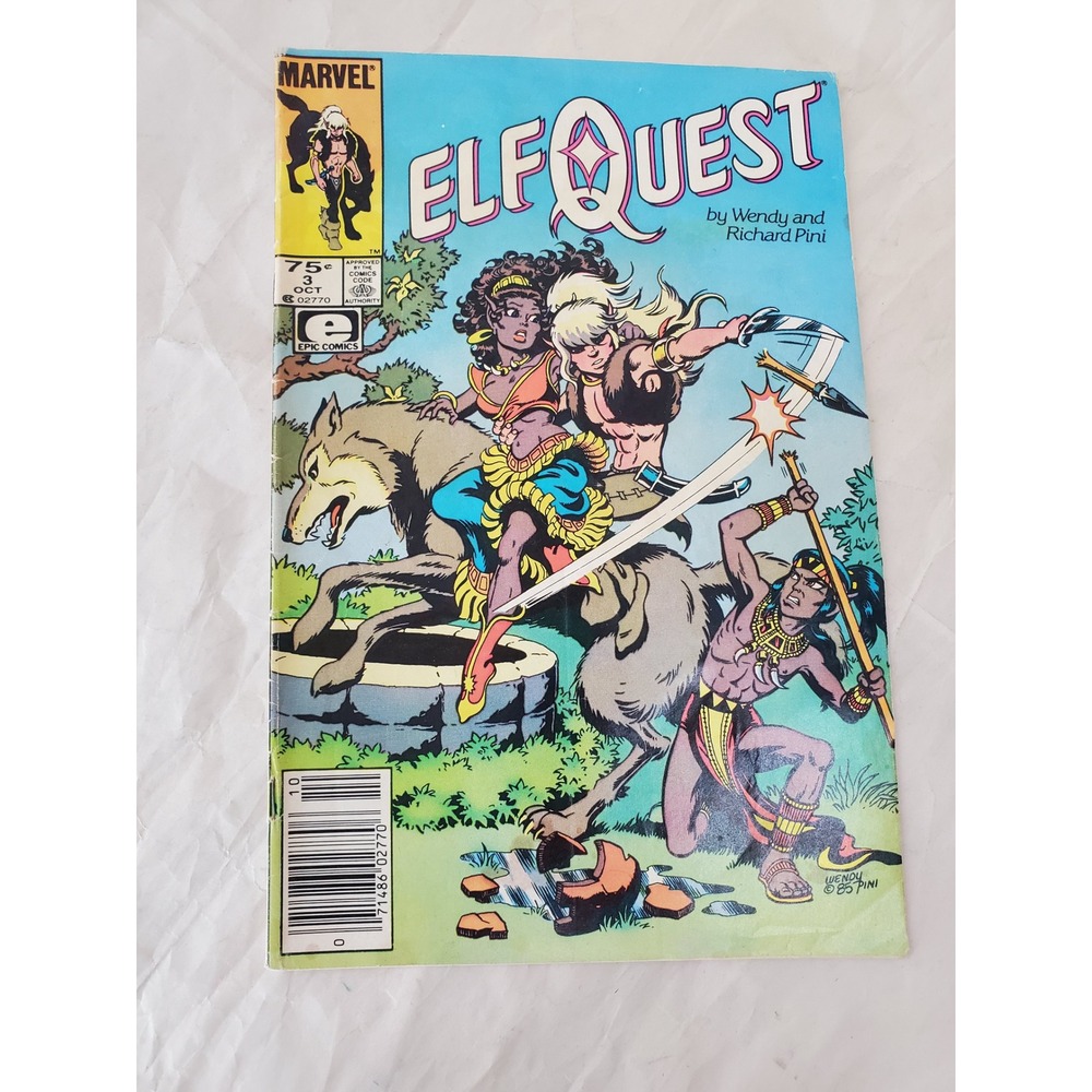 Elfquest Vol 2 #3 Oct 1985 Marvel Epic Comics Wendy Richard Pini Fantasy Comic